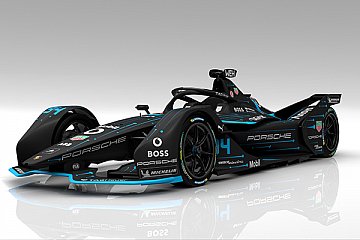 Porsche 99X Electric mit neuem Design beim Formel-E-Finale