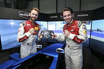 René Rast und Daniel Abt - Foto: Audi