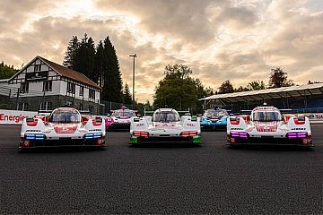 Anspruchsvolles Qualifying für Porsche in Spa-Francorchamps