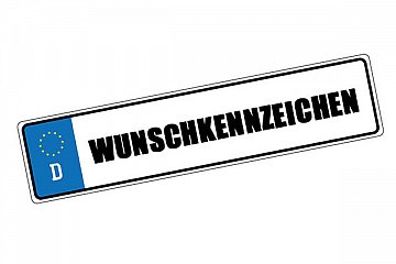 Wunschkennzeichen fürs Kfz: Was ist erlaubt und was nicht?