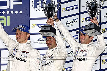 Dritter Podestplatz für den Porsche 919 Hybrid