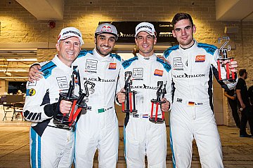 Die Fahrer des Mercedes-AMG GT3 mit der Startnummer 3 - Foto: Black Falcon