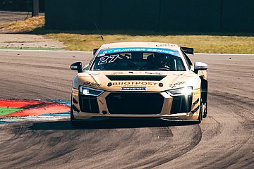 Der Audi R8 LMS GT4 auf dem Hockenheimring - Foto: Gedlich Racing
