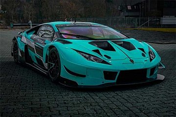 Martin Lechmann mit GT3-Lamborghini bei GTC Race