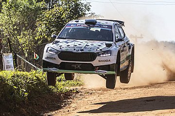 Sechs Škoda Fabia unter den Top-Ten der WRC2