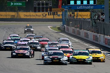 Start zum Samstagrennen in Moskau
