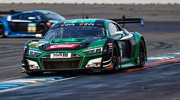 Salman Owega im Audi R8 LMS GT3 von Land Motorsport beim Testtag auf dem Hockenheimring (Foto: LR Speedmedia)
