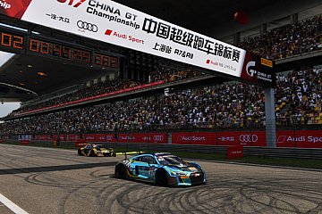 Chinesische Meisterschaft: Xu Jia/Alex Yoong im Audi R8 LMS #7 (Kings Team) (Foto: Sutton Images)