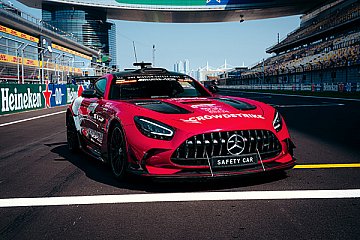 Mercedes-AMG feiert in Austin 500. Einsatz eines Safety Cars mit Stern