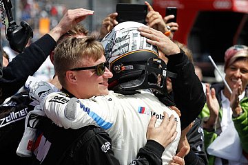 BMW-Fahrer Marco Wittmann erringt auf dem Norisring den dritten Platz