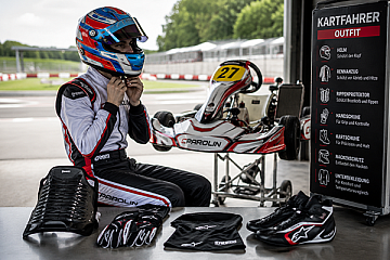 Kleider machen Leute: Das Outfit eines Kartfahrers im Detail