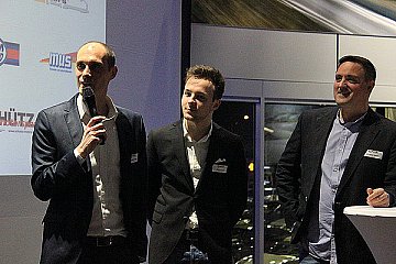 Moritz Nohlen (BigFM), Marvin Dienst und Christian Schütz - Foto: Schütz Motorsport