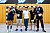 Philipp Ahouansou, Marvin Dienst, Jusuf Owega, Patric Niederhauser und David Späth (l-r) bei einer gemeinsamen Handball-Session - Foto: ADAC
