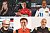 Sally Erdmann, Ivan Peklin, Tobias Erdmann, Bernd Schaible, Tom Spitzenberger und Michael Golz (im Uhrzeigersinn von links oben) sind die Seyffarth-Piloten 2023 im GTC Race
