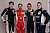 Fahrer-Quartett von FK Performance Motorsport für die DTM Trophy: de Fulgencio, Löhner, Wallace, Folev (l-r) - Foto: DTM