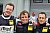 Zusammen mit Wolfgang Kohler und Frank Kräling konnte Christian Menzel (Mitte) zum dritten Mal die stark umkämpfte Porsche GT3 Cup Klasse gewinnen.