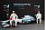 Michael Schumacher und Nico Rosberg mit dem neuen Mercedes AMG Petronas F1 W003