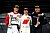 Die Podiumsplatzierten des letzten GT Sprint Rennens 2023: Markus Winkelhock auf P1, Finn Zulauf auf P2 und Kenneth Heyer auf P3 - Foto: gtc-race.de/Trienitz