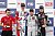Die Sieger von Rennen 3: Jake Dennis, Felix Rosenqvist und Charles Leclerc
