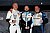 Das Podium der GT4 Trophy mit Richard Wolf auf P1, Tobias Erdmann auf P2 und Ralf Glatzel auf P3 - Foto: gtc-race.de/Trienitz