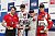 Die Sieger von Rennen 2: Mattia Oselladore (Renningenieur Prema), Jake Dennis, Felix Rosenqvist und Mikkel Jensen (