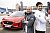 Juergen Vogel und Giacomo Vogel bei der Jaguar I-PACE Smart Cone Challenge - Foto: Jaguar