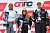 Siegerpodest Rennen 2 mit Ronny C’Rock, Siegerin Carrie Schreiner und Russell Ward - Foto: dmv-gtc.de