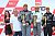 Siegerpodest Rennen 1 mit Sportpräsident Dr. Gunther David, Kenneth Heyer, Sieger Ronny C’Rock und Russell Ward - Foto: dmv-gtc.de