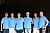 Die Eastalent-Mannschaft in Dubai (v.l.n.r.): Die Piloten Markus Winkelhock, Christopher Haase, Mike Zhou, Simon Reicher und Gilles Magnus mit Teamchef Peter Reicher - Foto: www.kartpress.de