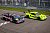 Wimpernschlagfinale zwischen dem Manthey-Porsche und dem Abt-Lamborghini - Foto: VLN Media
