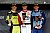 Das Gesamtpodest nach dem Rennen mit Finn Zulauf auf P1, Marcel Marchewicz auf P2 und Timo Recker auf P3 - Foto: gtc-race.de/Trienitz