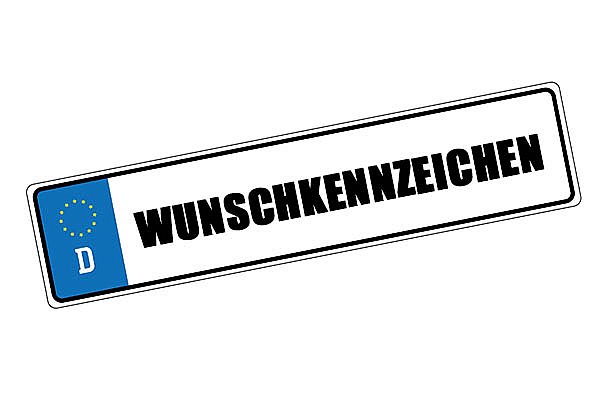 Wunschkennzeichen fürs Kfz: Was ist erlaubt und was nicht? - Auto